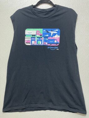 5/$25 Amazon Black Prime Day 2022 Graphic Muscle Tank